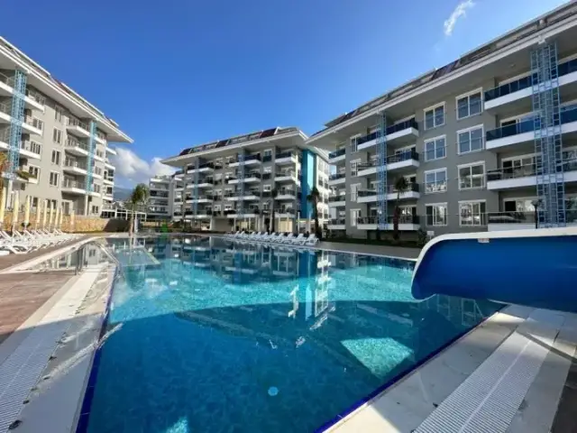 Kestel Alanya'da Eşyalı 2+1 Sosyal Olanaklı Daire