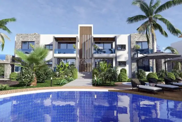 Girne Bahçeli'de 1+1 Modern Daire