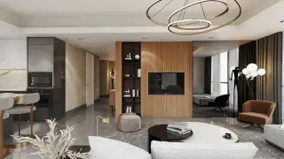 Современная квартира 1+0 в Новом Искеле, 12 этаж · Фото 41