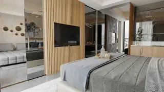 Современная квартира 1+0 в Новом Искеле, 12 этаж · Фото 32