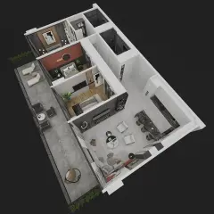 Moderne 1+0 Wohnung in Aygün, İskele · Foto 40