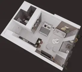 Moderne 1+0 Wohnung in Aygün, İskele · Foto 42