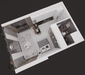 Moderne 1+0 Wohnung in Aygün, İskele · Foto 41