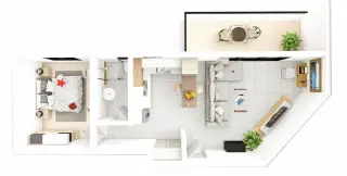 Квартира 1+0 в новом районе Исkele, 51 м² · Фото 25