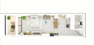 Квартира 1+0 в новом районе Исkele, 51 м² · Фото 28