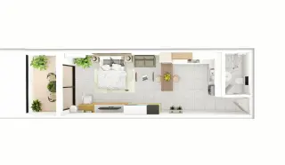 Квартира 1+0 в новом районе Исkele, 51 м² · Фото 22