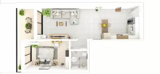 Квартира 1+0 в новом районе Исkele, 51 м² · Фото 20