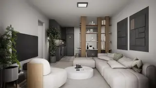 Modern gestaltete 1+0 Wohnung in Ötüken, İskele · Foto 17