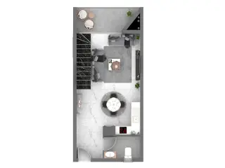 Moderne 1+0 Wohnung in Girne Karaağaç mit Balkon · Foto 33