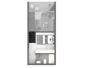 Moderne 1+0 Wohnung in Girne Karaağaç mit Balkon · Foto 34