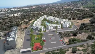 Moderne 1+0 Wohnung in Girne Karaağaç mit Balkon · Foto 10