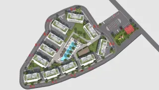 Moderne 1+0 Wohnung in Girne Karaağaç mit Balkon · Foto 36