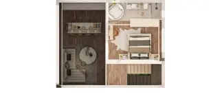 İskele Yeni İskele 1+1 Daire Deniz ve Doğa Manzaralı · Fotoğraf 25