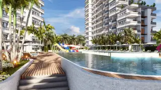 1+1 Wohnung mit Terrasse in Mezitli Deniz, Mersin · Foto 4