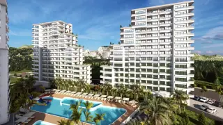 1+1 Wohnung mit Terrasse in Mezitli Deniz, Mersin · Foto 1