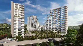 1+1 Wohnung mit Terrasse in Mezitli Deniz, Mersin · Foto 7