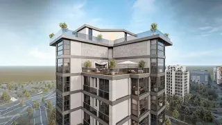 2+1 Wohnung in Mersin Mezitli 75. Yıl mit Meer- und Stadtblick · Foto 2