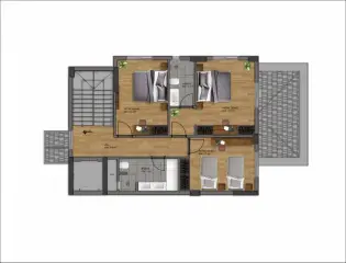 Trabzon Ortahisar'da 4+1 Modern Tasarımlı Villa · Fotoğraf 38