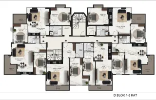1+1 Apartment with Garden in Mahmutlar, Alanya · Photo 17