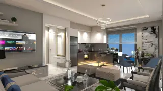 Alanya Ishakli 1+1 Apartment with View on 4th Floor · Photo 12