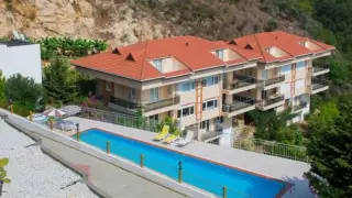 Дуплекс 3+2 с видом на море в Каргыджаке, Аланья · Фото 2