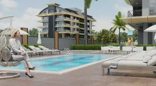 1+1 Wohnung mit Balkon in Kargıcak, Alanya · Foto 3