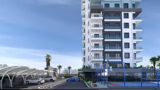 1+1 Wohnung mit Terrasse in Mahmutlar, Alanya · Foto 7