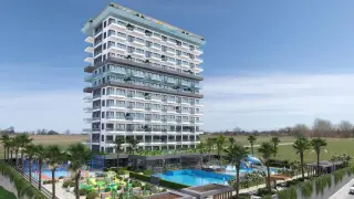 1+1 Wohnung mit Terrasse in Mahmutlar, Alanya · Foto 4