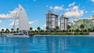 Современная квартира 1+1 с балконом в Махмутлар, Алания · Фото 2