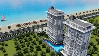 Современная квартира 1+1 с балконом в Махмутлар, Алания · Фото 3