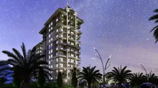 Современная квартира 1+1 с балконом в Махмутлар, Алания · Фото 10