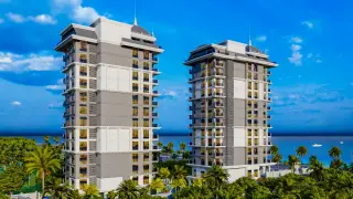 Современная квартира 1+1 с балконом в Махмутлар, Алания · Фото 8