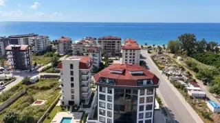 Дуплекс 2+1 с видом на горы и мебелью в Кестеле, Алания · Фото 4
