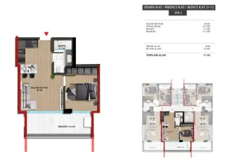 2+1 Garden Floor Apartment in Kızlar Pınarı, Alanya · Photo 26