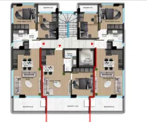 2+1 Garden Floor Apartment in Kızlar Pınarı, Alanya · Photo 28