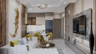 Квартира 1+1 с террасой в районе Динек, Алания · Фото 18