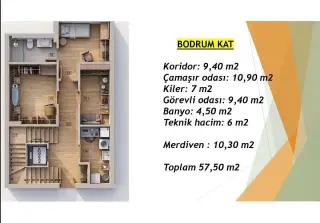 Antalya Aksu Altıntaş'ta 3+1 Villalar · Fotoğraf 22