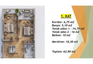 Antalya Aksu Altıntaş'ta 3+1 Villalar · Fotoğraf 24