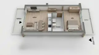 Antalya Serik Belek'te 1+1 Modern Daire · Fotoğraf 19
