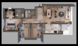 Muratpaşa Kırcami'de Yeni Projede 3+1 Daire · Fotoğraf 27