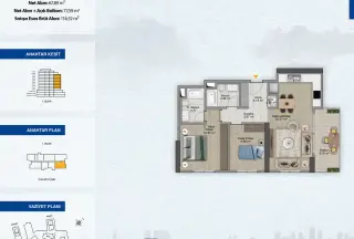 Şişli Gülbahar'da 1+1 Daire, 73 m², Yeni Proje · Fotoğraf 21