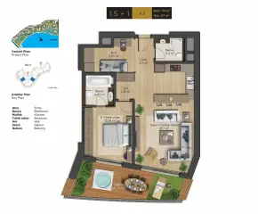 1+1 Apartment in Bakırköy Ataköy with Balcony · Photo 25
