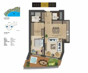 1+1 Apartment in Bakırköy Ataköy with Balcony · Photo 27