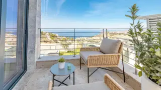 Bodrum Gümüşlük'te Deniz Manzaralı Modern 4+1 Villa · Fotoğraf 7