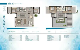 Bodrum Gümüşlük'te Deniz Manzaralı Modern 4+1 Villa · Fotoğraf 33