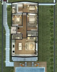 Seydiler Seydikemer 3+1 Modern Villa 145 m² · Fotoğraf 49