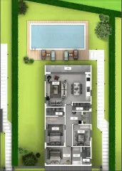 Seydiler Seydikemer 3+1 Modern Villa 145 m² · Fotoğraf 48
