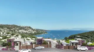 Bodrum Göltürkbükü'nde Deniz Manzaralı 4+1 Villa · Fotoğraf 19