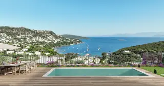 Bodrum Göltürkbükü'nde Deniz Manzaralı 4+1 Villa · Fotoğraf 3