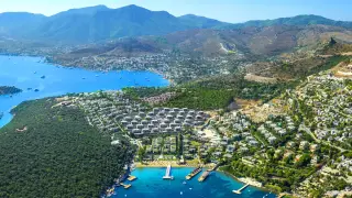 Bodrum Göltürkbükü'nde Deniz Manzaralı 4+1 Villa · Fotoğraf 9